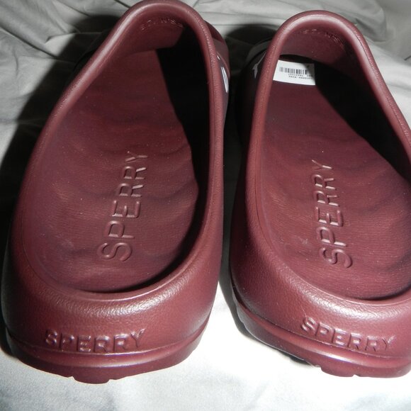 Sperry Men's float Zero Water Absorption Slide Sandals BURGUNDY 🆕NWT🏃♀️💨⚡🚚 - Picture 9 of 16